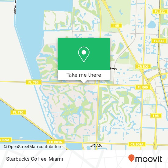 Mapa de Starbucks Coffee