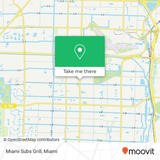 Miami Subs Grill map