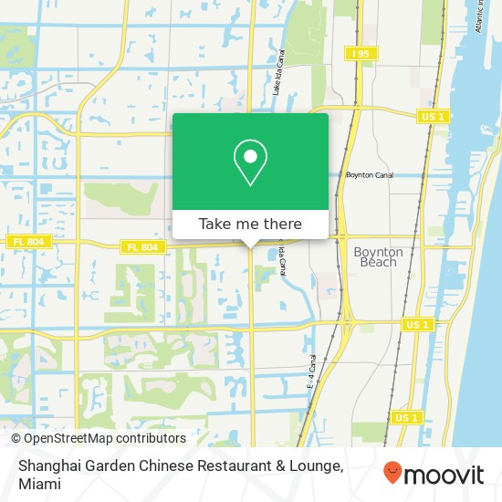 Shanghai Garden Chinese Restaurant & Lounge map