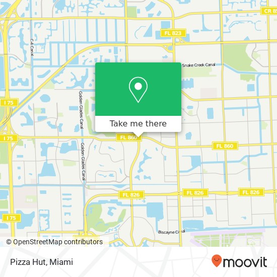 Pizza Hut map