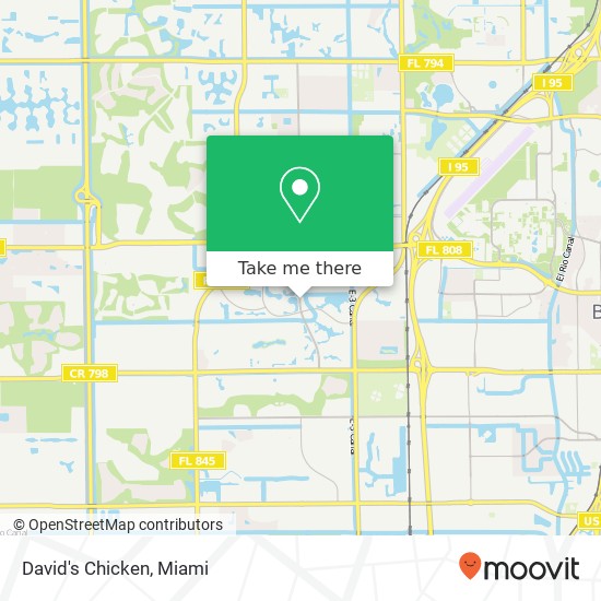 David's Chicken map