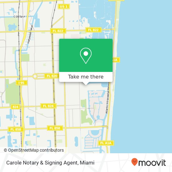 Carole Notary & Signing Agent map