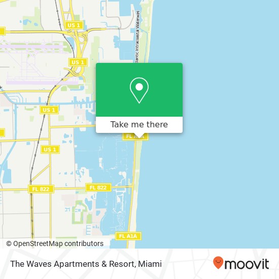 The Waves Apartments & Resort map