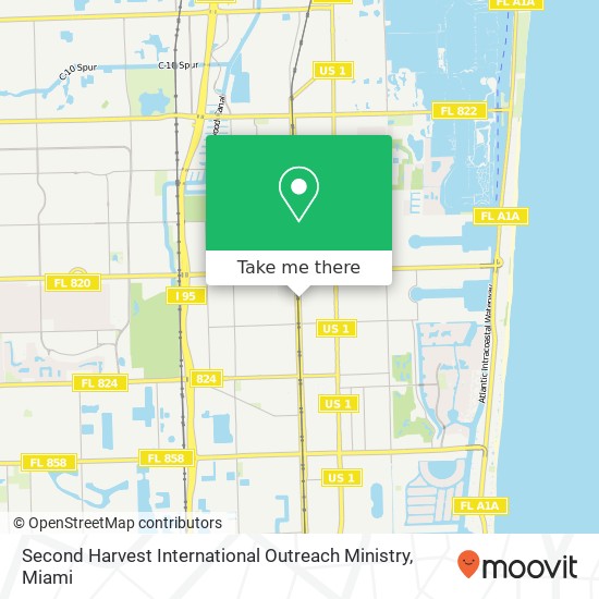 Mapa de Second Harvest International Outreach Ministry