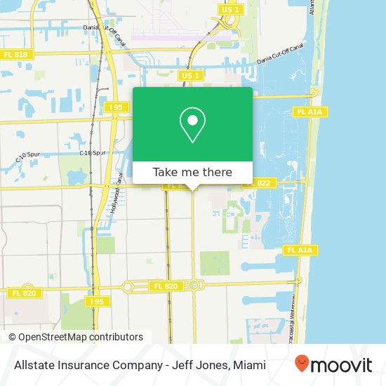 Allstate Insurance Company - Jeff Jones map
