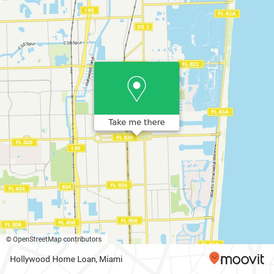 Hollywood Home Loan map