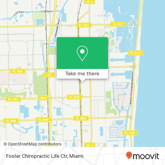 Foster Chiropractic Life Ctr map