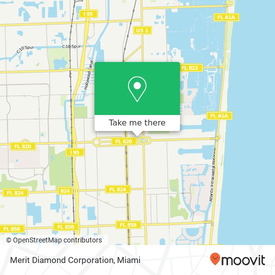 Merit Diamond Corporation map