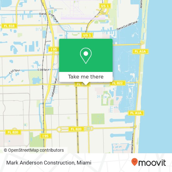 Mark Anderson Construction map