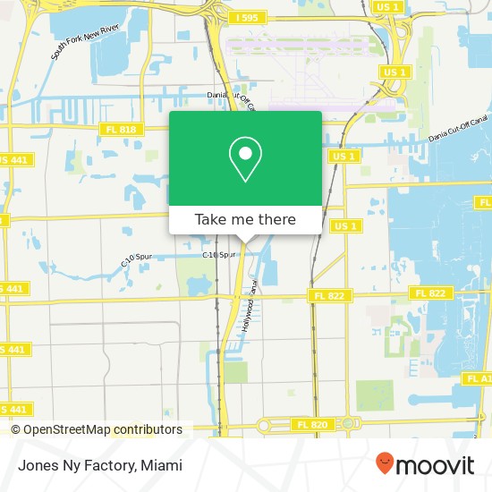 Jones Ny Factory map