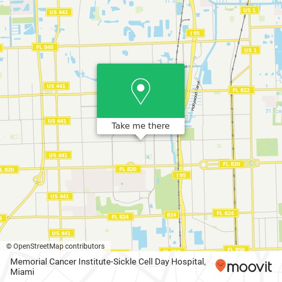 Memorial Cancer Institute-Sickle Cell Day Hospital map