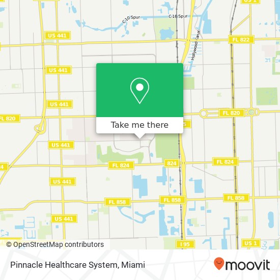 Pinnacle Healthcare System map