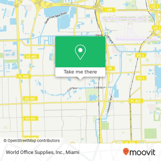 World Office Supplies, Inc. map