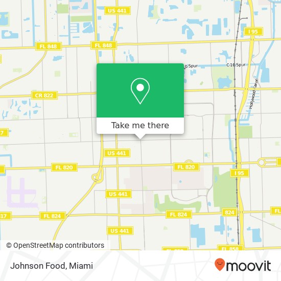 Mapa de Johnson Food