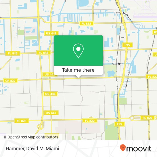 Hammer, David M map