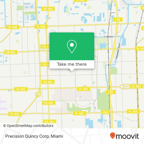 Mapa de Precision Quincy Corp