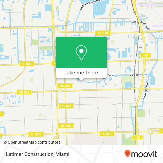 Latimer Construction map