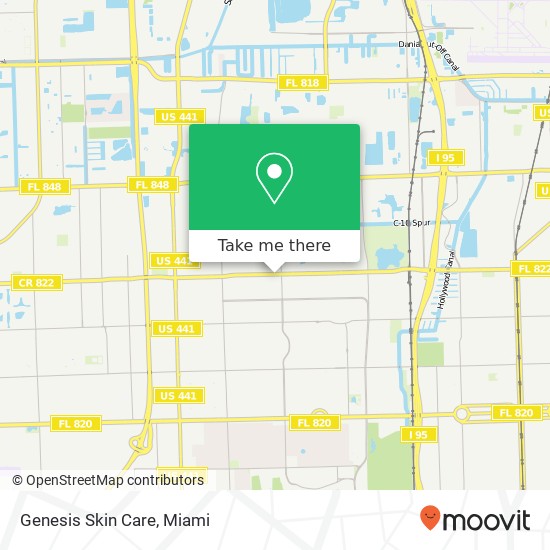 Genesis Skin Care map