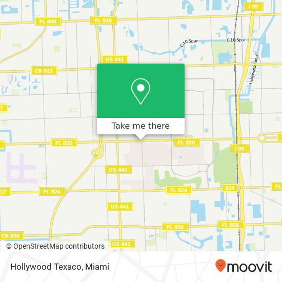 Mapa de Hollywood Texaco
