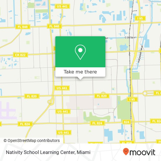 Nativity School Learning Center map