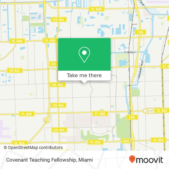 Covenant Teaching Fellowship map