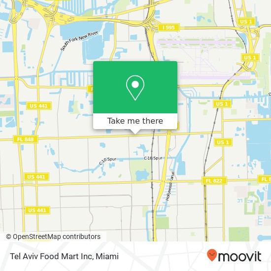 Tel Aviv Food Mart Inc map