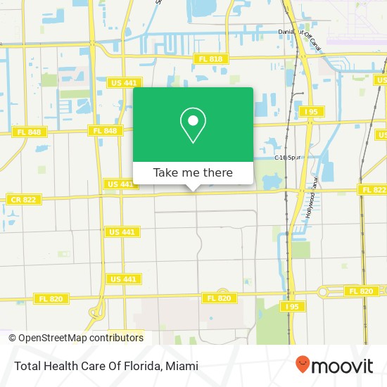Total Health Care Of Florida map