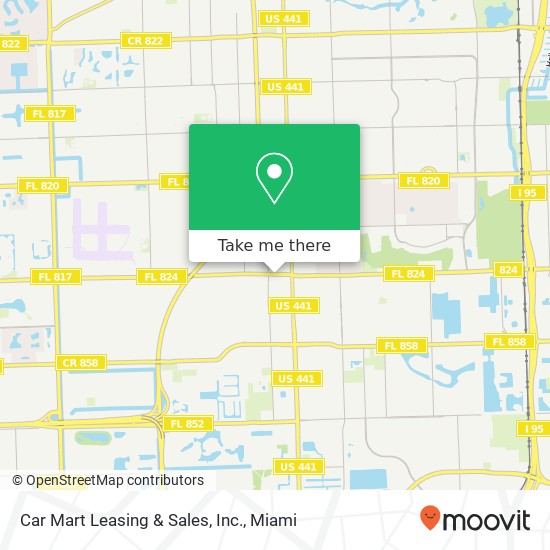 Car Mart Leasing & Sales, Inc. map