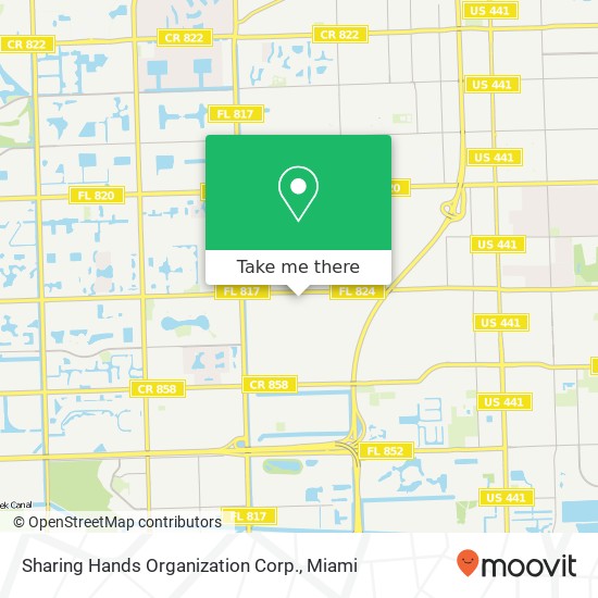 Mapa de Sharing Hands Organization Corp.
