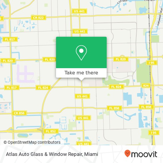 Atlas Auto Glass & Window Repair map