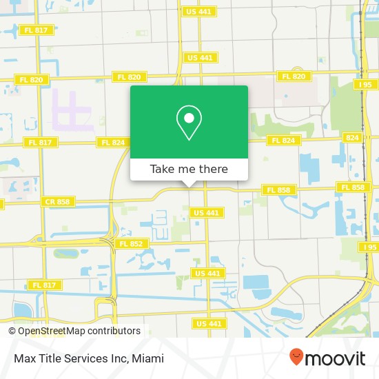 Max Title Services Inc map