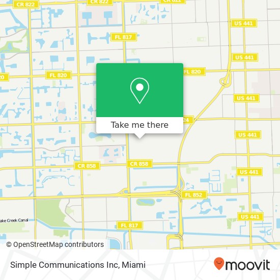 Simple Communications Inc map