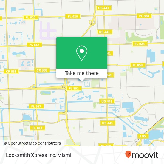 Locksmith Xpress Inc map