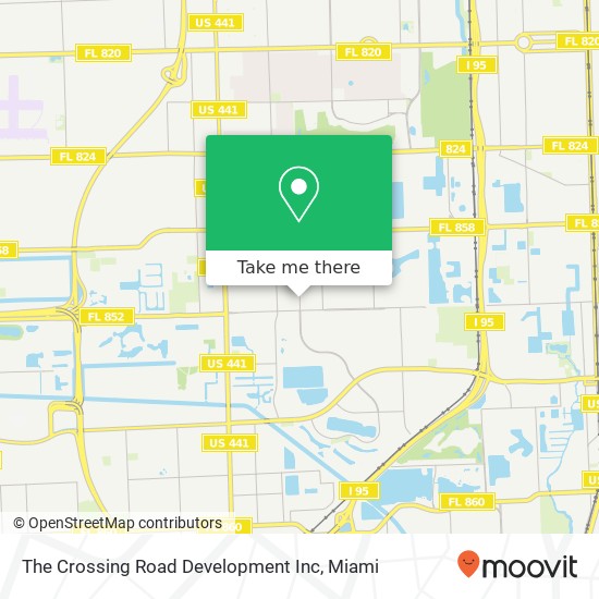 Mapa de The Crossing Road Development Inc