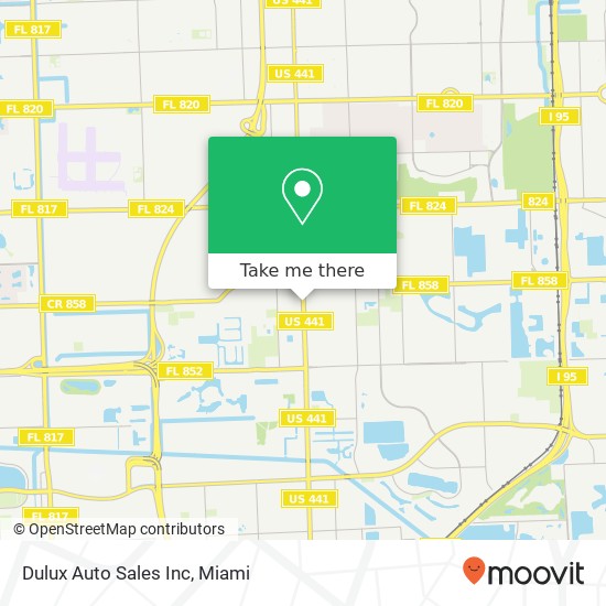 Mapa de Dulux Auto Sales Inc