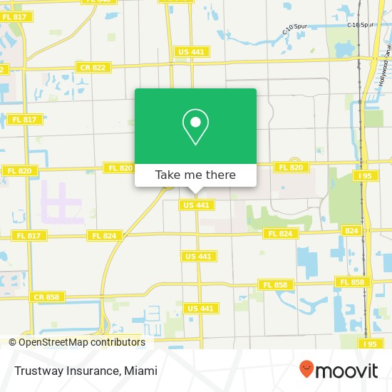 Trustway Insurance map