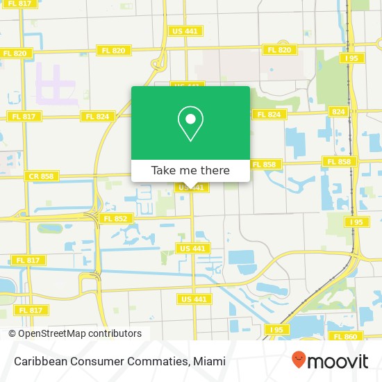 Mapa de Caribbean Consumer Commaties