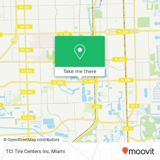 TCI Tire Centers Inc map