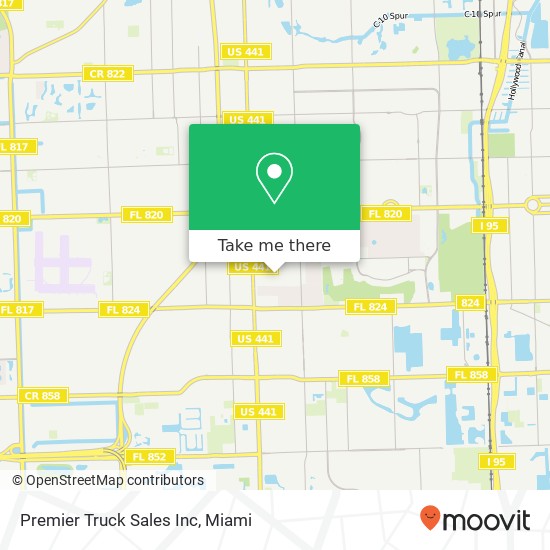 Mapa de Premier Truck Sales Inc