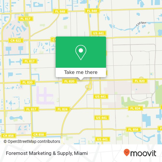 Foremost Marketing & Supply map