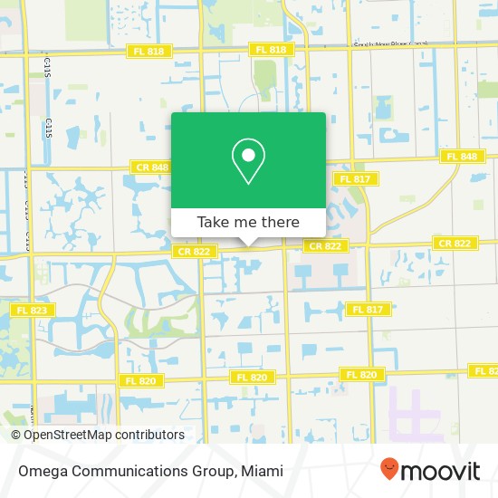 Omega Communications Group map