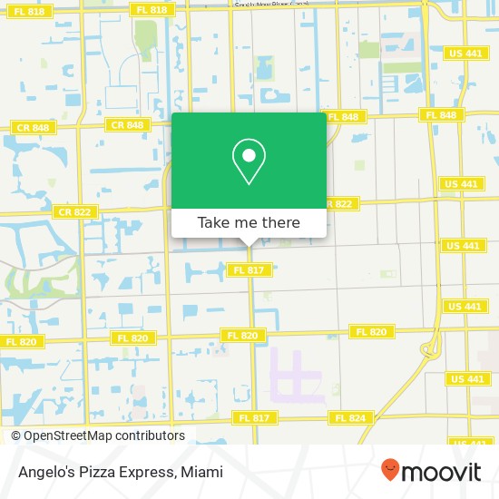 Angelo's Pizza Express map