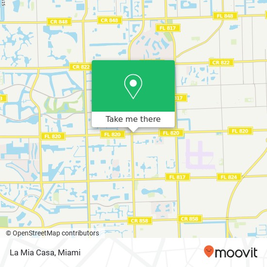 Mapa de La Mia Casa