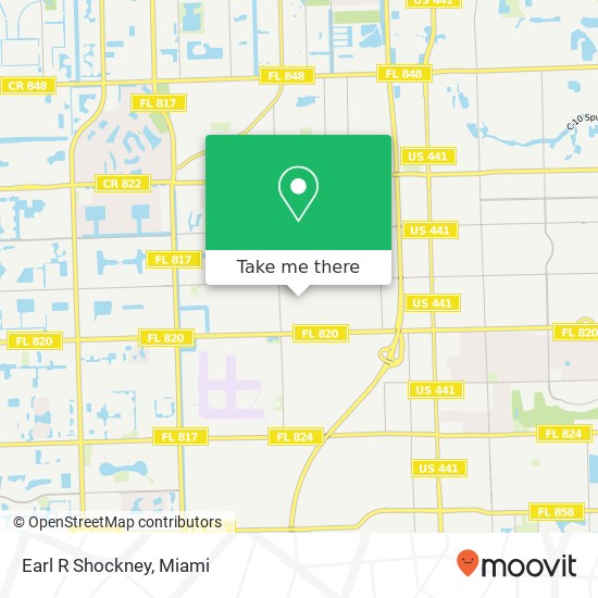 Earl R Shockney map