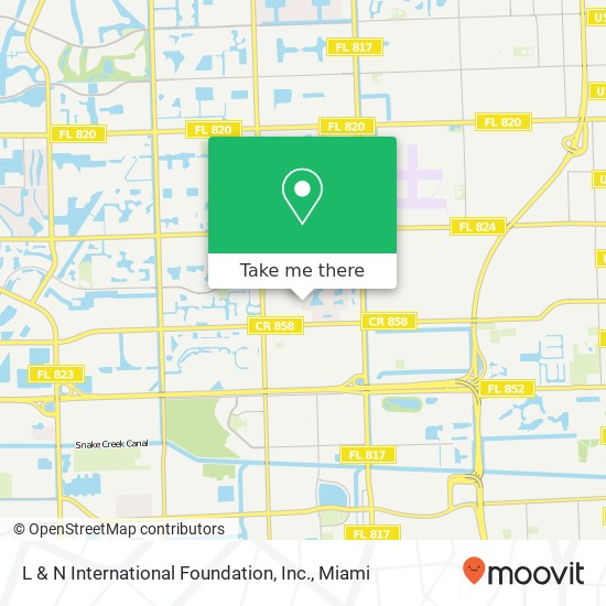 L & N International Foundation, Inc. map