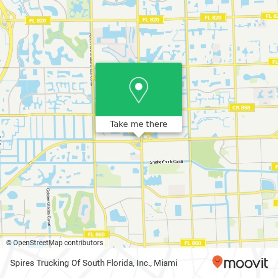 Spires Trucking Of South Florida, Inc. map