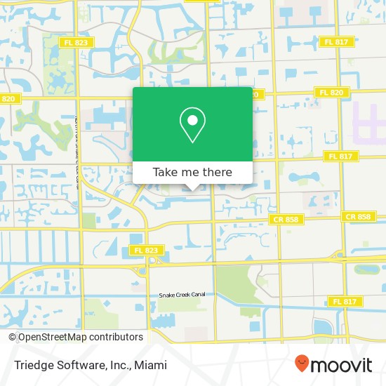 Mapa de Triedge Software, Inc.