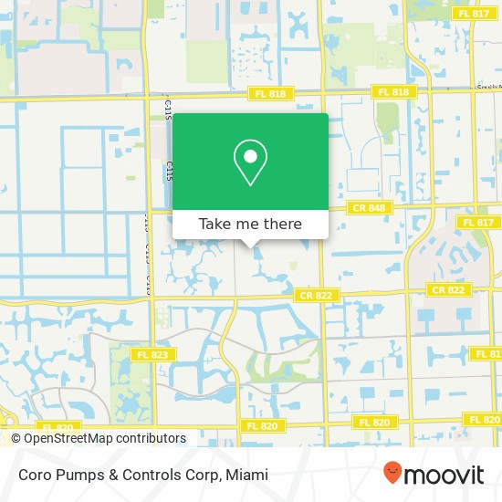 Mapa de Coro Pumps & Controls Corp