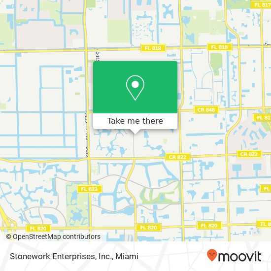 Stonework Enterprises, Inc. map