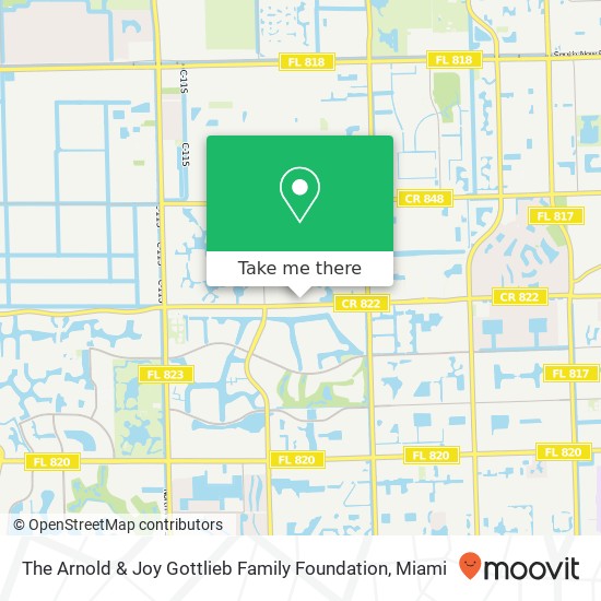 The Arnold & Joy Gottlieb Family Foundation map